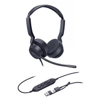 Yealink Headset UH42 Dual UC USB-C/A - Headset - 20 KHz