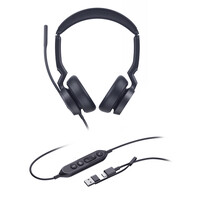 Yealink Headset UH46 Dual Teams USB-C/A - Headset - 20 KHz