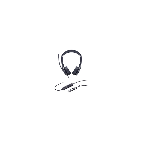 Yealink Headset UH44 Dual Teams USB-C/A - Headset - 20 KHz