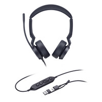 Yealink Headset UH44 Dual Teams USB-C/A - Headset - 20 KHz