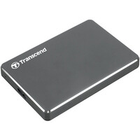 Transcend StoreJet 25C3 - 1 TB - 2.5" - 3.2 Gen 1 (3.1 Gen 1) - 5400 RPM - Grau
