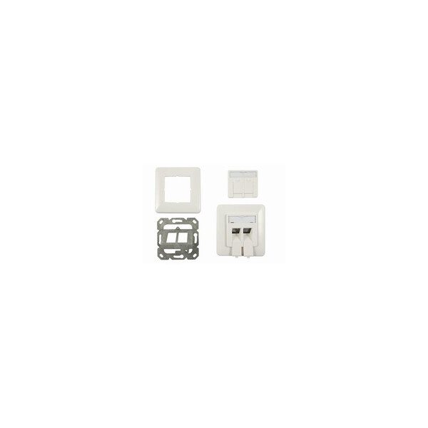 Synergy 21 S216330 - 2 x RJ-45 - Weiß - 80 mm - 80 mm