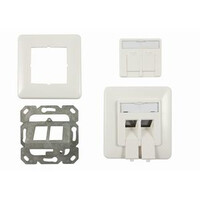 Synergy 21 S216330 - 2 x RJ-45 - Weiß - 80 mm - 80 mm