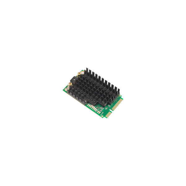 MikroTik R11E-2HPND - Eingebaut - Kabellos - Mini PCI Express - RF Wireless - Wi-Fi 4 (802.11n) - Grün - Schwarz