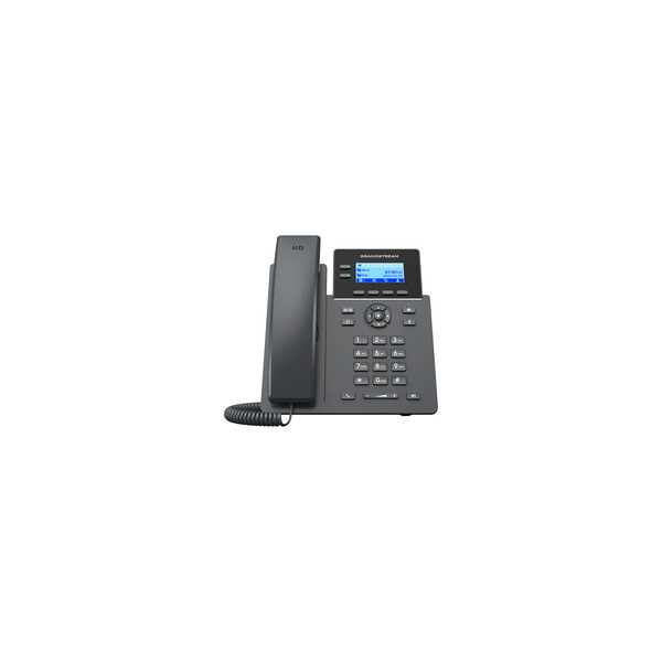 Grandstream GRP2602W - IP-Telefon - Schwarz - Kabelgebundenes Mobilteil - Im Band - Außerhalb des Bandes - LCD - 6,12 cm (2.41")