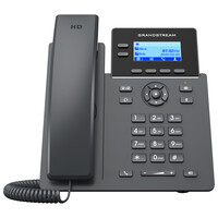 Grandstream GRP2602W - IP-Telefon - Schwarz - Kabelgebundenes Mobilteil - Im Band - Außerhalb des Bandes - LCD - 6,12 cm (2.41")