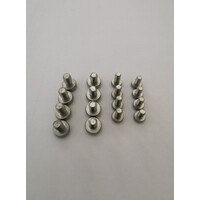 ALLNET ALL_SCREW_SET_M3M4_6MM - Schraubensatz - Metall - M3 - M4 - Vollgewinde - Edelstahl - 16 Stück(e)