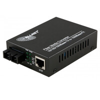 ALLNET ALL-MC105G-SC-SM Netzwerk Medienkonverter 1000 Mbit/s Einzelmodus Schwarz