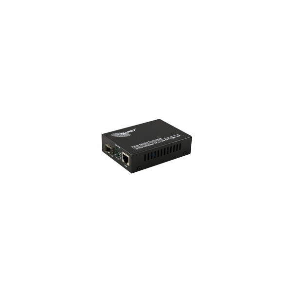 ALLNET ALL-MC104G-SFP1 1000Mbit/s Multi-Modus - Einzelmodus Schwarz Netzwerk Medienkonverter