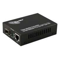 ALLNET ALL-MC104G-SFP1 1000Mbit/s Multi-Modus - Einzelmodus Schwarz Netzwerk Medienkonverter