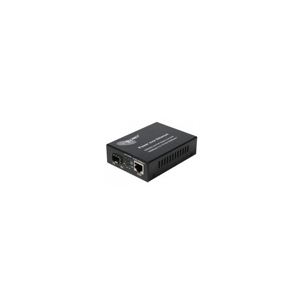 ALLNET ALL-MC202P-SFP1-POE - 1000 Mbit/s - 10Base-T - 100Base-TX - 1000Base-T - 1000Base-LX - 1000Base-SX - IEEE 802.3 - IEEE 802.3ab - IEEE 802.3af - IEEE 802.3at - IEEE 802.3u - IEEE 802.3x - IEEE 802.3z - Gigabit Ethernet - 10,100,1000 Mbit/s