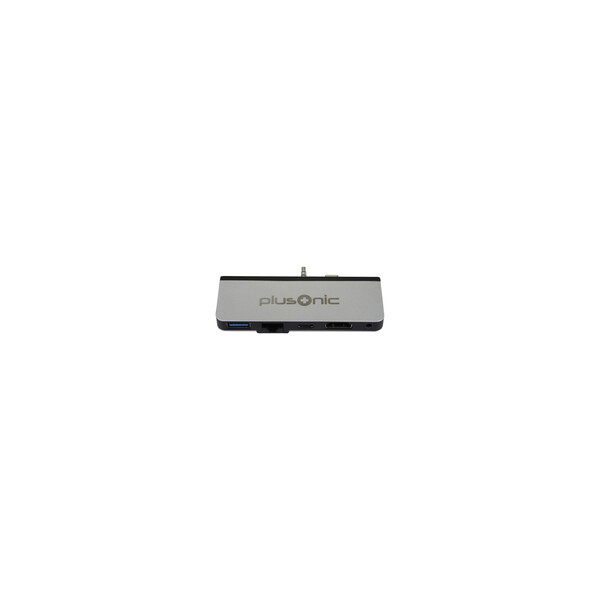 ALLNET PSUC0165 - USB 3.2 Gen 1 (3.1 Gen 1) Type-C - Silber - 3.5mm - HDMI - RJ-45 - USB 3.2 Gen 1 (3.1 Gen 1) Type-C