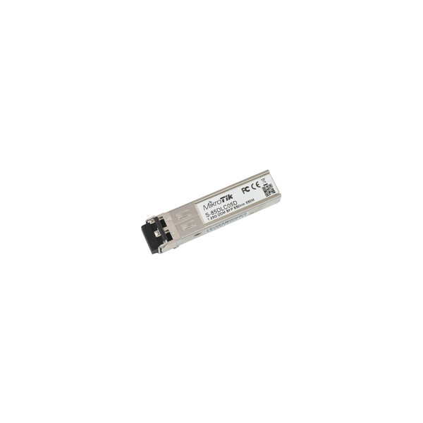 MikroTik S-85DLC05D - 1250 Mbit/s - SFP - LC - 550 m - 850 nm - RB260GS - RB2011LS - RB2011LS-IN - RB2011UAS-IN - RB2011UAS-RM - RB2011UAS-2HnD - RB2011UAS-2HnD-IN...