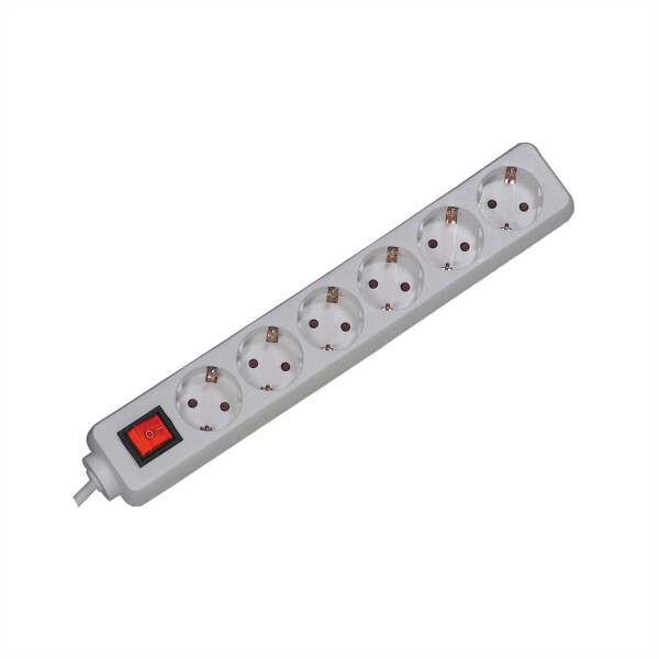 Bachmann 381.244S - 6 AC-Ausgänge - Weiß - Kunststoff - 3600 W - 460 g - 41 x 370 x 56 mm