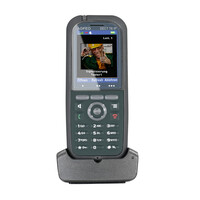 AGFEO DECT 78 IP - IP-Telefon - Grau - Kabelloses Mobilteil - Tisch/Bank - IP65 - 249 Eintragungen
