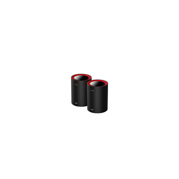 CUDY M3000 2-Pack - Schwarz - Rot - Intern - Mesh-System - Mit kugelförmiger Richtcharakteristik - 445 m² - 30 dBmW