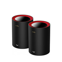 CUDY M3000 2-Pack - Schwarz - Rot - Intern - Mesh-System...
