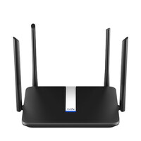 CUDY X6 - Wi-Fi 6 (802.11ax) - Dual-Band (2,4 GHz/5 GHz) - Eingebauter Ethernet-Anschluss - Schwarz - Tabletop-Router