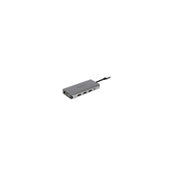 ALLNET PSUC0216 - USB 3.2 Gen 1 (3.1 Gen 1) Type-C - 100 W - Grau - MicroSD (TransFlash) - SD - 3.5mm - HDMI - RJ-45 - USB 2.0 - USB 3.2 Gen 1 (3.1 Gen 1) Type-A - USB 3.2 Gen 1 (3.1 Gen 1) Type-C - VGA - USB