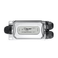 ALLNET ALL-PR2013O-30W - Netzwerk-Repeater - 1000 Mbit/s - Ethernet/LAN - Schwarz - Silber