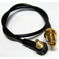 ALLNET ANT-PIG-SMAF-CRC9 - 0,15 m - SMA - CRC9 - Schwarz