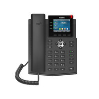 Fanvil X3U - IP-Telefon - Schwarz - Kabelgebundenes Mobilteil - Im Band - Out-of band - SIP-Info - 6 Zeilen - 1000 Eintragungen