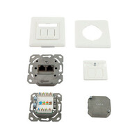 Synergy 21 S216350 - 2 x RJ-45 - Weiß - 80 mm - 80...