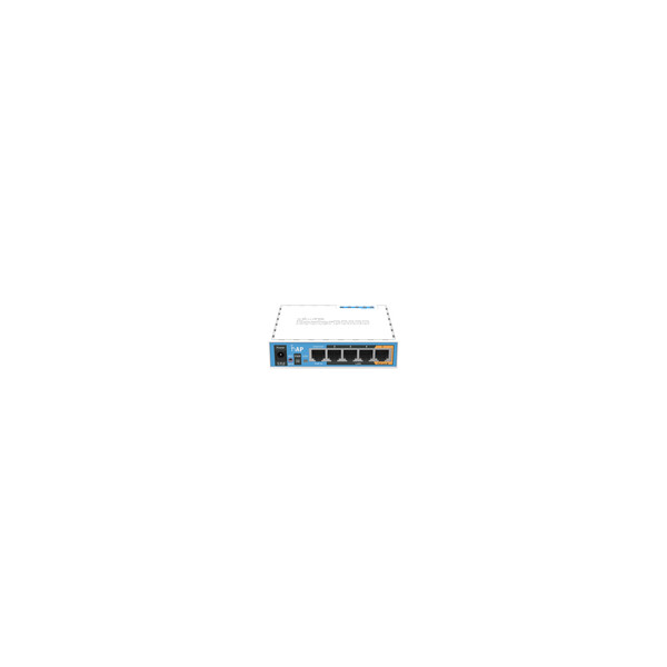 MikroTik hAP - 10,100 Mbit/s - USB Typ-A - 6 - 30 V - 5 W - Weiß - Integrierte Antenne