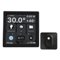 Shelly · Unterputz·""Wall Display Black & BLU H&T Black""· Android· WLAN·