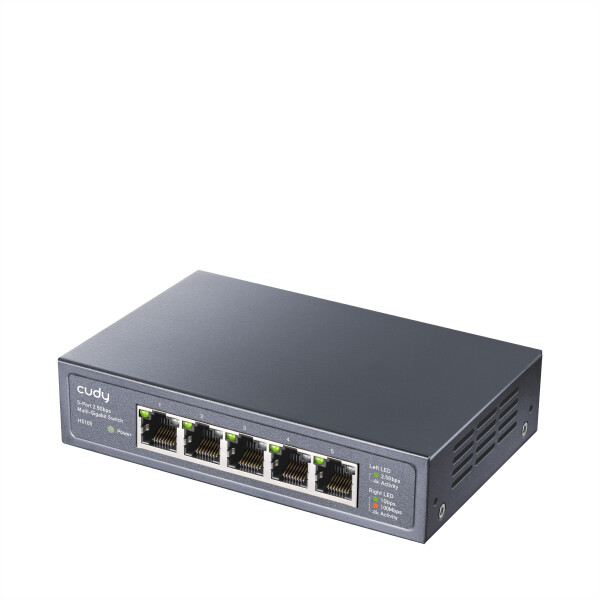 CUDY HS105 2.5G Metal Switch - Switch - 0,1 Gbps
