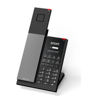 Snom HD351W - IP-Telefon - Schwarz - Kabelloses Mobilteil - Tisch/Wand - Antibakteriell - 1.881792 - 1.897344 GHz