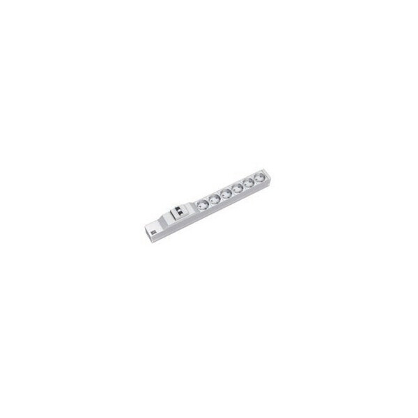 Bachmann 333.412 19 Zoll Netzwerkschrank-Steckdosenleiste 1 HE Schutzkontaktsteckdose - Steckdosenleiste - 2 m