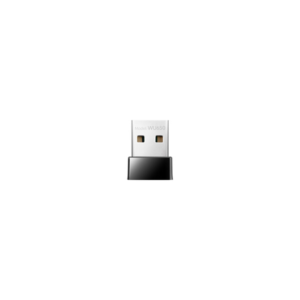 CUDY WU650 - Kabellos - USB - WLAN - Wi-Fi 5 (802.11ac) - 433 Mbit/s - Schwarz