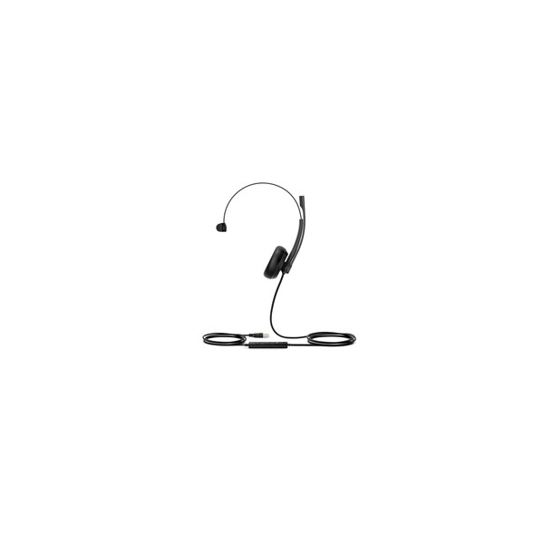 Yealink UH34 Mono UC Headset - Kabelgebunden - Büro/Callcenter - 20 - 20000 Hz - 88 g - Kopfhörer - Schwarz