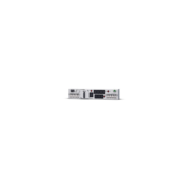 CyberPower Systems CyberPower MBP63AHVHW82U Maintenance Bypass PDU Rack 2U - Eingang Festanschluss (1) - Ausgang Festanschluss (1) - IEC C13 (7) + IEC C19 (1) komp. mit OL5KERTHD/OL6KERTHD - 2U - Metall - Schwarz - Silber - 8 AC-Ausgänge - C13-Koppler - C
