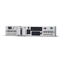 CyberPower Systems CyberPower MBP63AHVHW82U Maintenance Bypass PDU Rack 2U - Eingang Festanschluss (1) - Ausgang Festanschluss (1) - IEC C13 (7) + IEC C19 (1) komp. mit OL5KERTHD/OL6KERTHD - 2U - Metall - Schwarz - Silber - 8 AC-Ausgänge - C13-Koppler - C