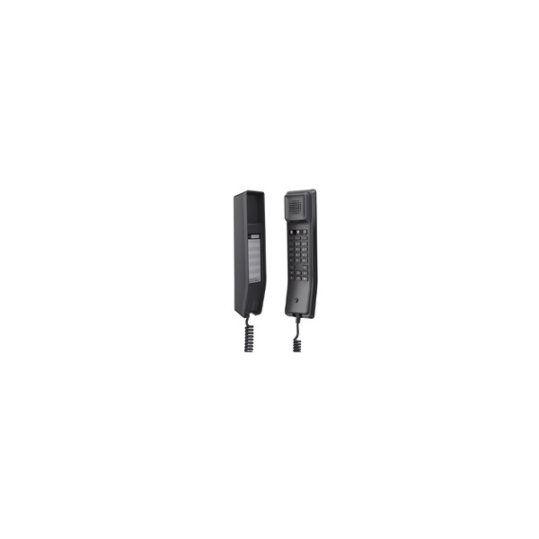 Grandstream GHP611W - IP-Telefon - Schwarz - Kabelgebundenes Mobilteil - 2 Zeilen - Gigabit Ethernet - 10,100 Mbit/s