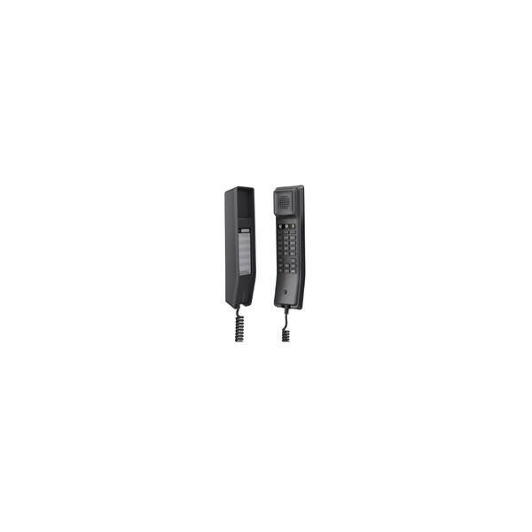 Grandstream GHP611 - IP-Telefon - Schwarz - Kabelgebundenes Mobilteil - 2 Zeilen - Gigabit Ethernet - 10,100 Mbit/s