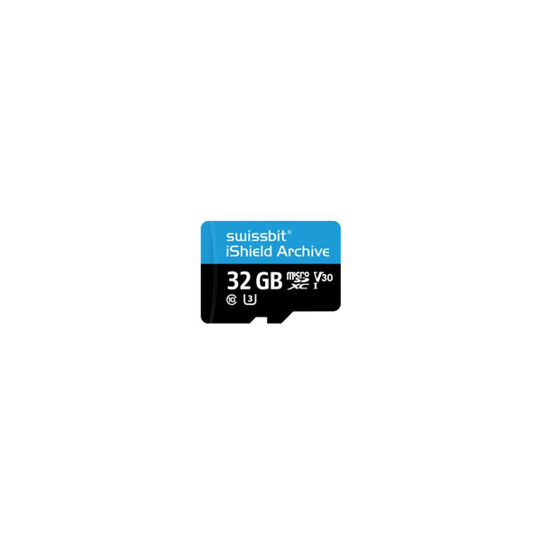 Swissbit PS-66u iShield Archive 32 GB microSD Card (SFSD032GN1PT1MT-I-6F-07P-SW6) - Micro SD