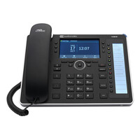 AudioCodes 445HD - IP-Telefon - Schwarz - Kabelgebundenes Mobilteil - SIP-Info - 8 Zeilen - Tasten