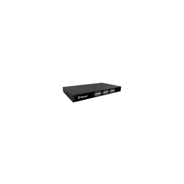 Yeastar TA2400 - Schwarz - 1U - Rackeinbau - G.711 - G.722 - G.723 - G.726 - G.729A - SNMP - RADIUS - TR-069 - FTP - TFTP - HTTP - HTTPS - SSH