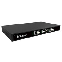 Yeastar TA2400 - Schwarz - 1U - Rackeinbau - G.711 -...