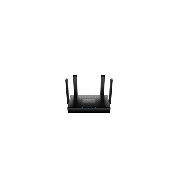 CUDY WR3000 - Wi-Fi 6 (802.11ax) - Dual-Band (2,4 GHz/5 GHz) - Ethernet/LAN - Schwarz - Tabletop-Router