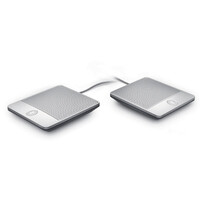 Yealink CPE90 - Konferenzmikrofon - Kabelgebunden - Silber - 1,8 m - CP960 - 85,98 x 85,98 x 16,35 mm