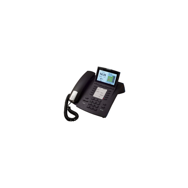 AGFEO ST 45 IP - IP-Telefon - Schwarz - Kabelgebundenes Mobilteil - 1000 Eintragungen - Digital - LCD