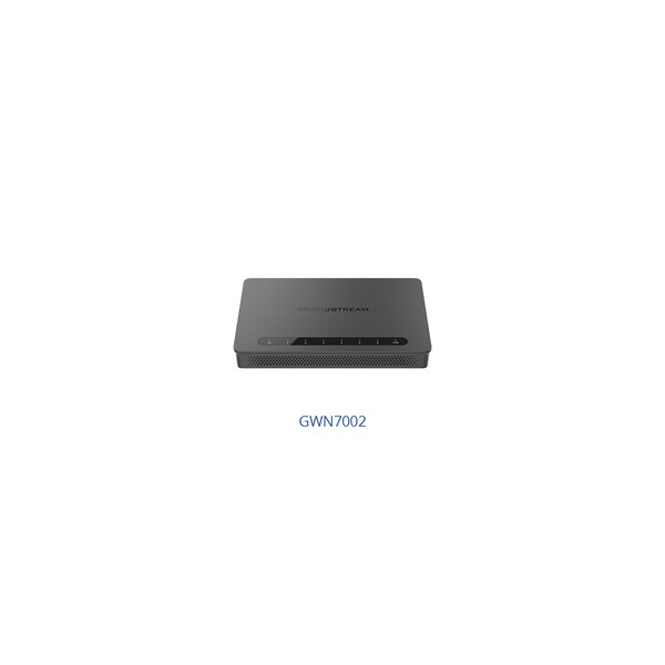 Grandstream GWN7002 - Ethernet-WAN - 2.5 Gigabit Ethernet - Gigabit Ethernet - Schwarz