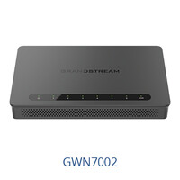 Grandstream GWN7002 - Ethernet-WAN - 2.5 Gigabit Ethernet - Gigabit Ethernet - Schwarz