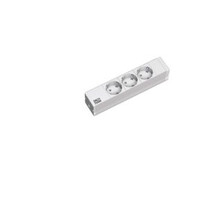 Bachmann Steckdosenleiste Rack - einbaufähig - Ausgangsanschlüsse 3 - 1U - Steckdosenleiste - 2 m