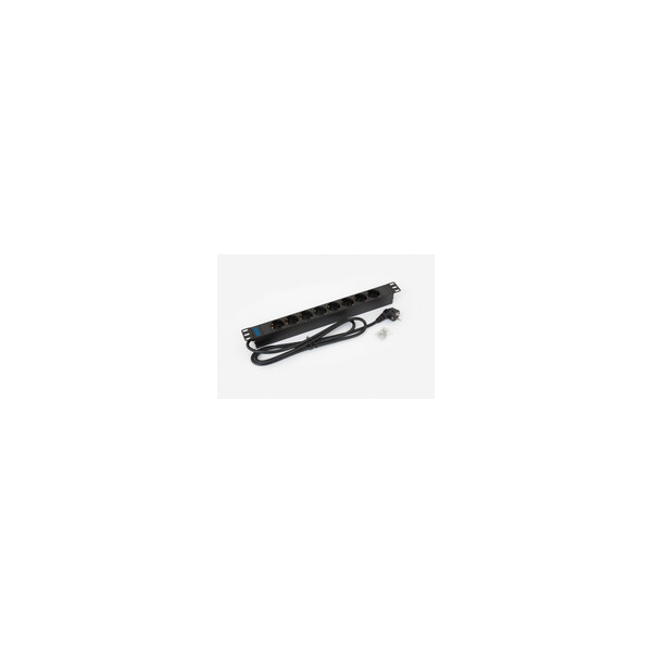TRITON RAB-PD-X02-A1 - Standard - 1U - Schwarz - 8 AC-Ausgänge - Type E/F - 2 m