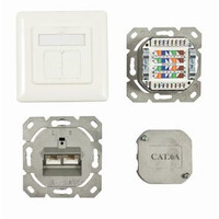 Synergy 21 S216357 - 2 x RJ-45 - 6a - Weiß - 50 mm...